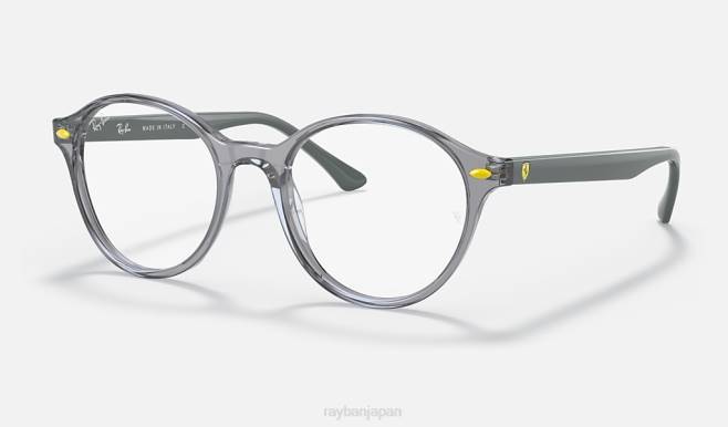 Ray-Ban 洗練された透明なグレー 男性 rb5404m スクーデリア フェラーリ コレクション サングラス 44RX2022