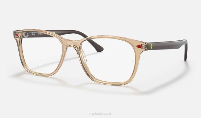 Ray-Ban 磨かれた透明な茶色 男性 rb5405mスクーデリアフェラーリコレクション サングラス 44RX1939