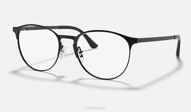 Ray-Ban マットブラック 男性 rb6375光学系 眼鏡 44RX2060