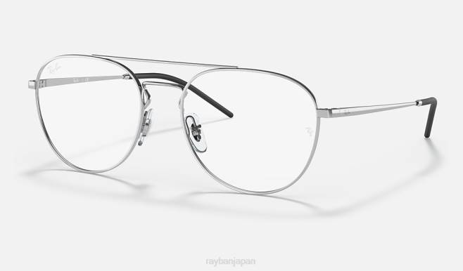 Ray-Ban 磨かれた銀 男性 rb6414 光学系 眼鏡 44RX2009