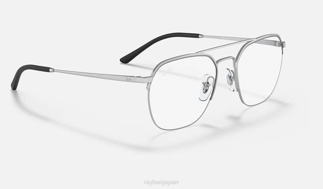 Ray-Ban 磨かれた銀 男性 rb6444 光学系 眼鏡 44RX2358