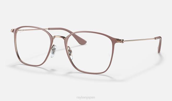 Ray-Ban 銅に磨かれたベージュ 男性 rb6466光学系 眼鏡 44RX2427