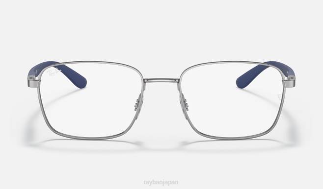 Ray-Ban ポリッシュガンメタル 男性 rb6478光学系 眼鏡 44RX1843