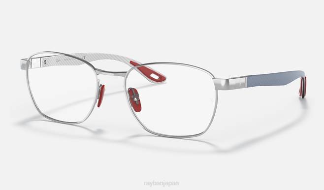 Ray-Ban 磨かれた銀 男性 rb6480mスクーデリアフェラーリコレクション サングラス 44RX2027
