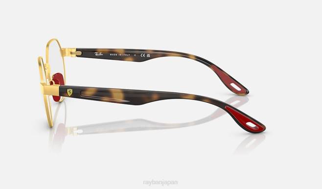 Ray-Ban 磨かれた金 男性 rb6492m 光学スクーデリア フェラーリ コレクション サングラス 44RX2206
