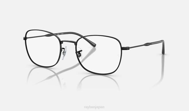 Ray-Ban ポリッシュブラック 男性 rb6497光学系 眼鏡 44RX1674