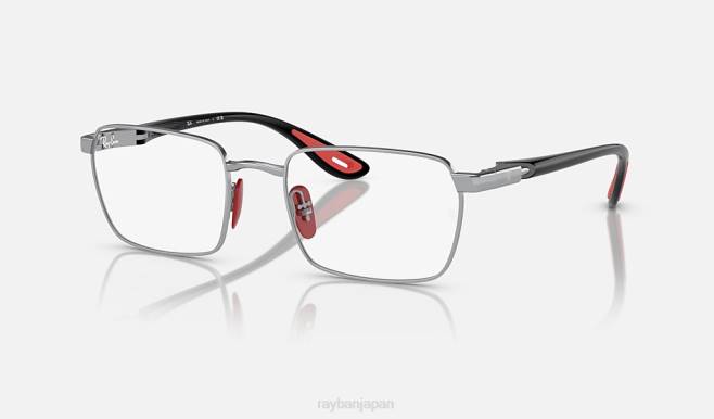 Ray-Ban 磨かれた銀 男性 rb6507m 光学スクーデリア フェラーリ コレクション サングラス 44RX2036
