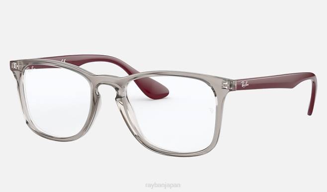 Ray-Ban 洗練された透明なグレー 男性 rb7074光学系 眼鏡 44RX2425