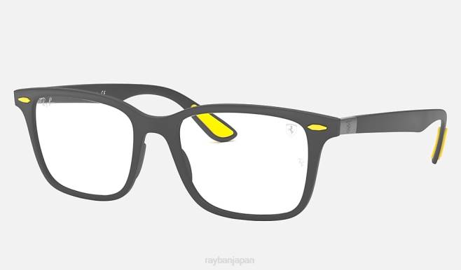 Ray-Ban マットグレー 男性 rb7144m スクーデリア フェラーリ コレクション サングラス 44RX2381
