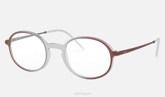 Ray-Ban マットなライトブラウン 男性 rb7153光学系 眼鏡 44RX2305
