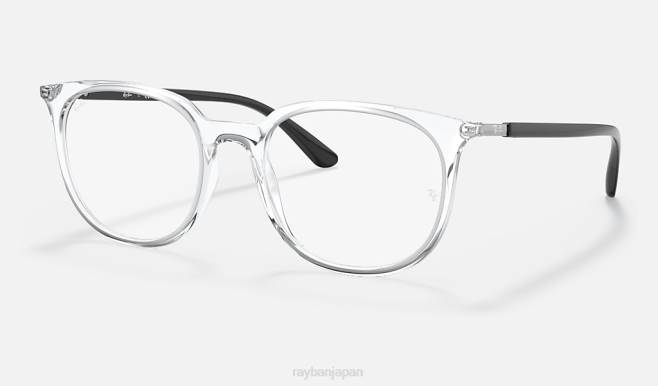 Ray-Ban 磨かれた透明 男性 rb7190光学系 眼鏡 44RX2448