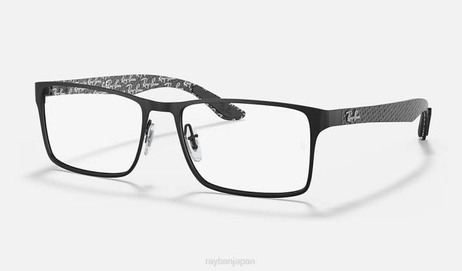 Ray-Ban マットブラック 男性 rb8415光学系 眼鏡 44RX2256