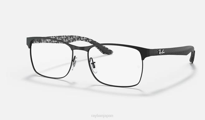 Ray-Ban マットブラック 男性 rb8416光学系 眼鏡 44RX2377